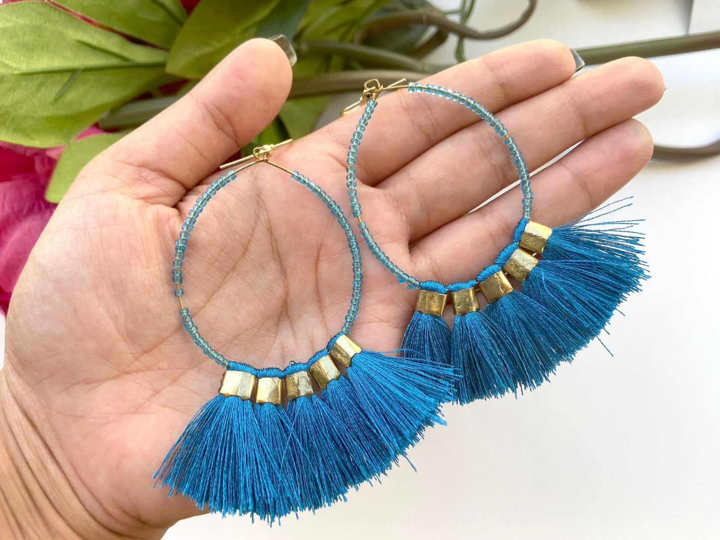 Boho Beaded Earrings Set