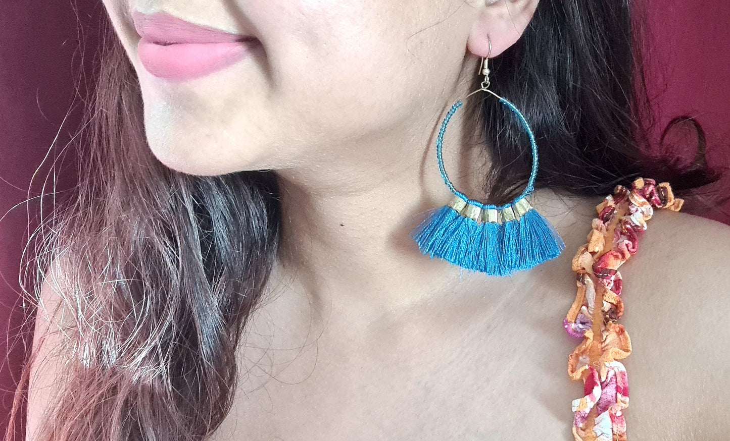 Boho Beaded Earrings Set