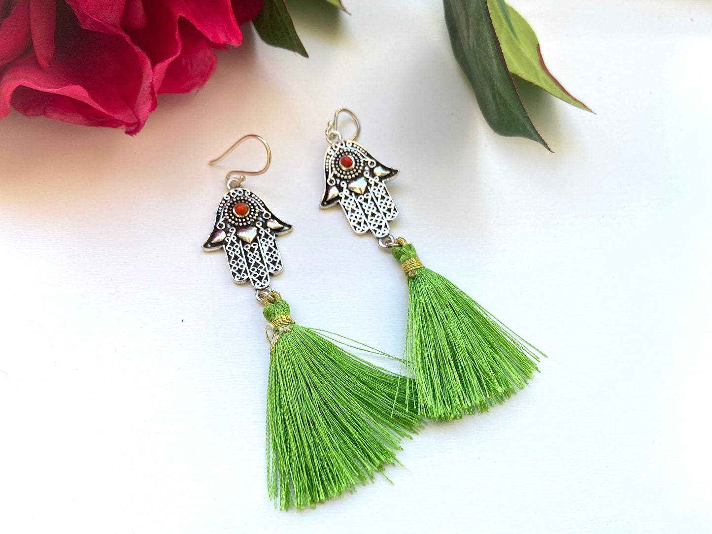 Boho Beaded Earrings Set