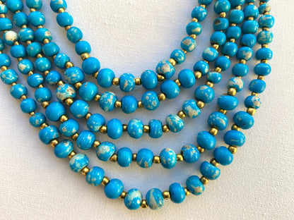 Turquoise Beaded Necklace