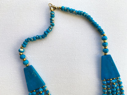 Turquoise Beaded Necklace