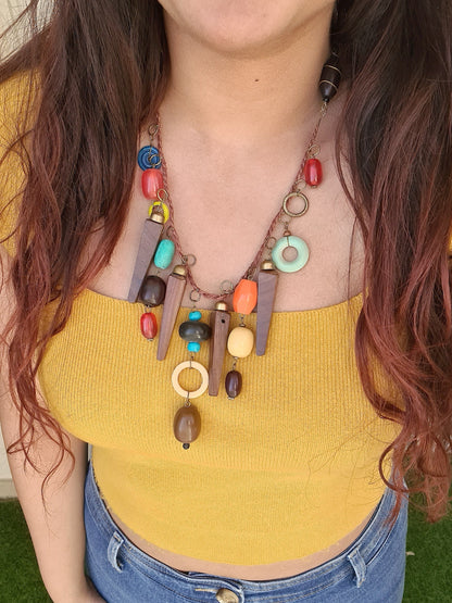 Chunky Charm Necklace