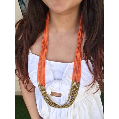 Multi Strand Chunky Necklace