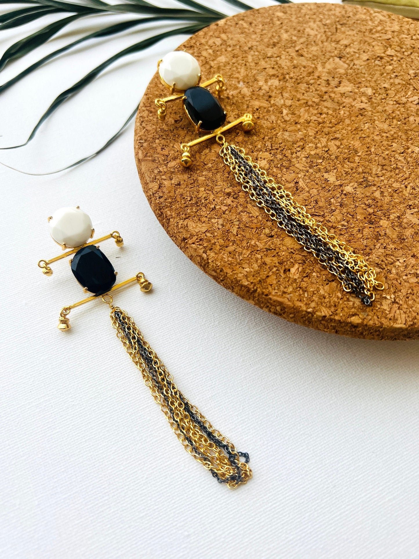 Black Tassel Earrings