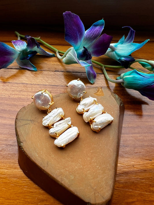 Opulent Pearl Earrings