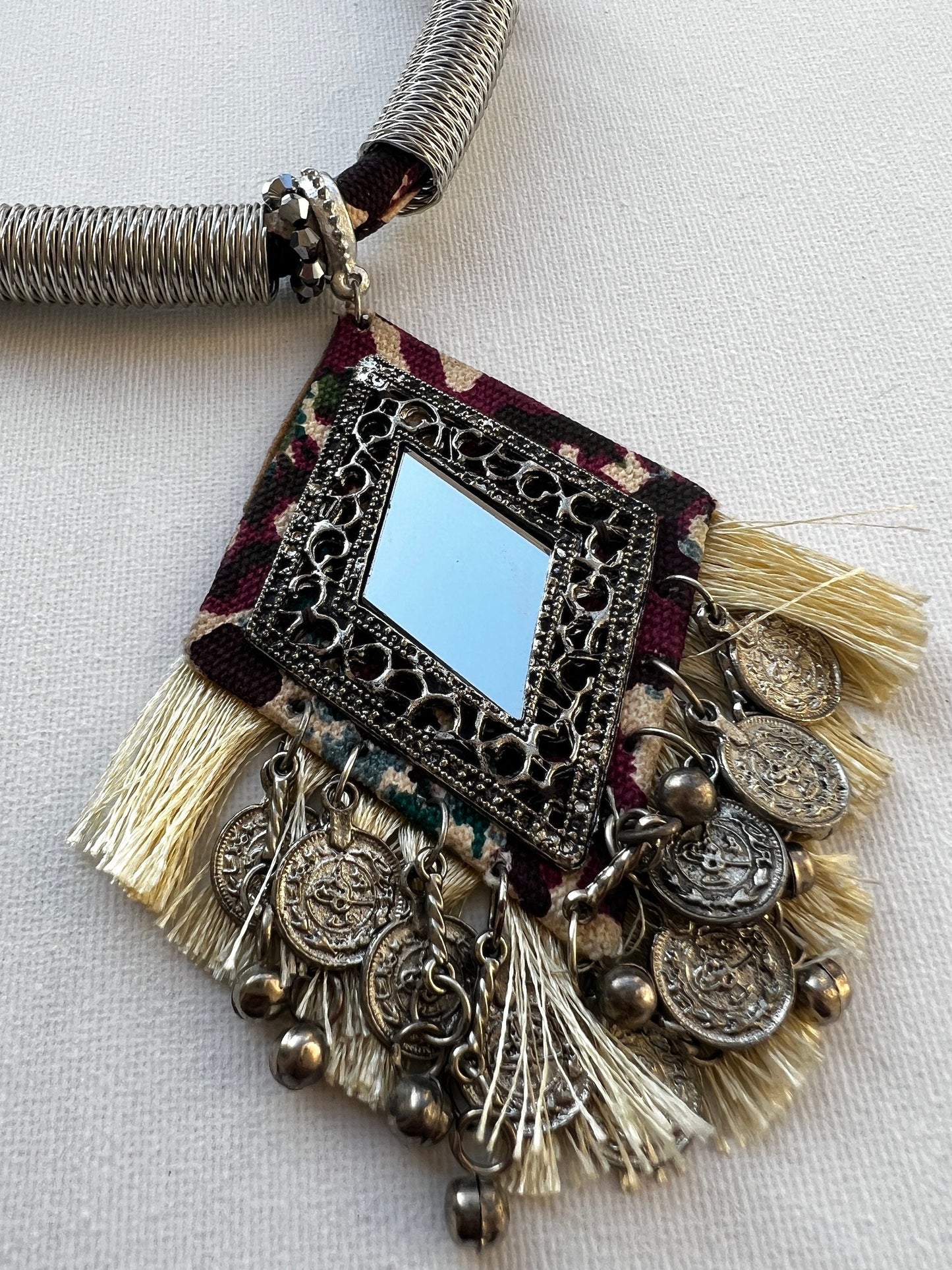 Silver Gypsy Pendant Necklace