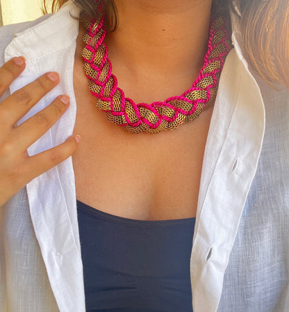 Bohemian Braided Necklace