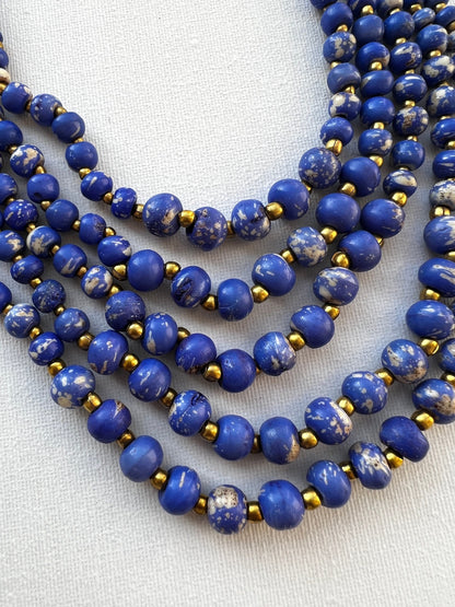 Blue Lapis Chunky Necklace