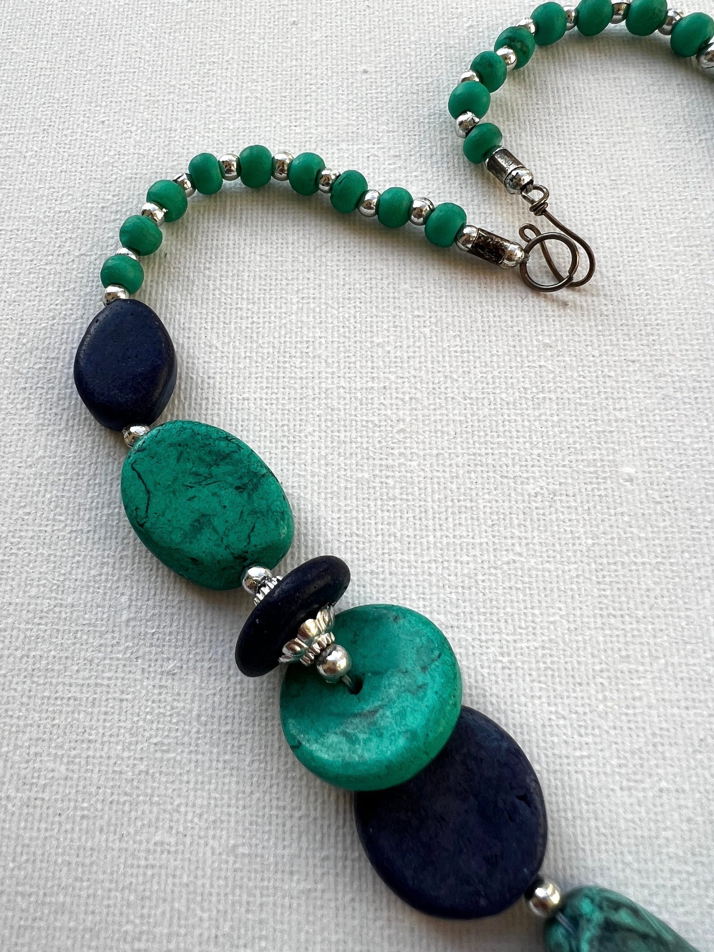 Turquoise Pendant Statement Necklace