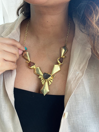 Brown Smoky Quartz Necklace