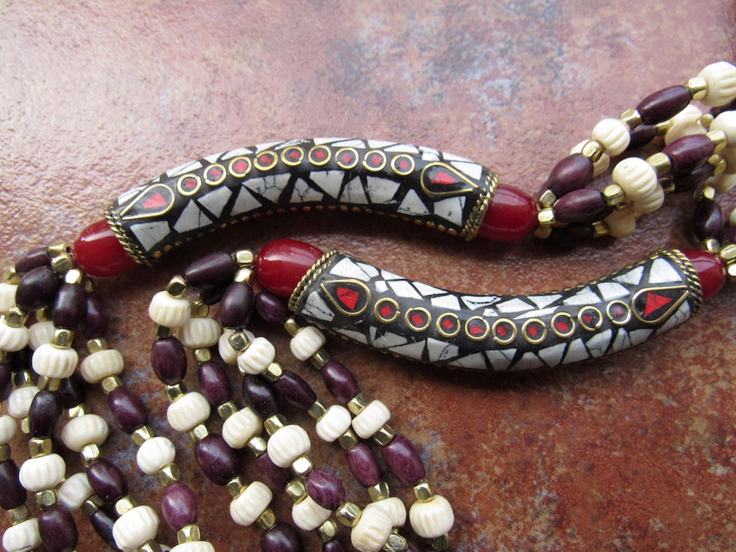 Beaded Long Necklace