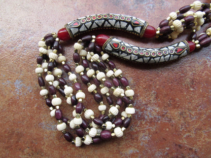 Beaded Long Necklace