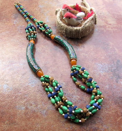 Beaded Long Necklace