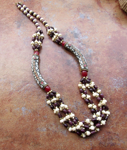 Beaded Long Necklace