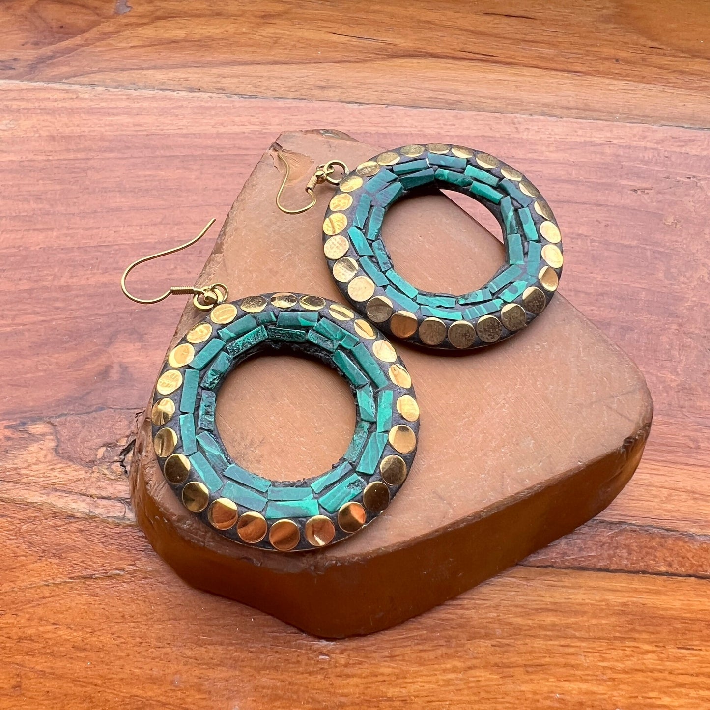 Malachite Gypsy Earrings