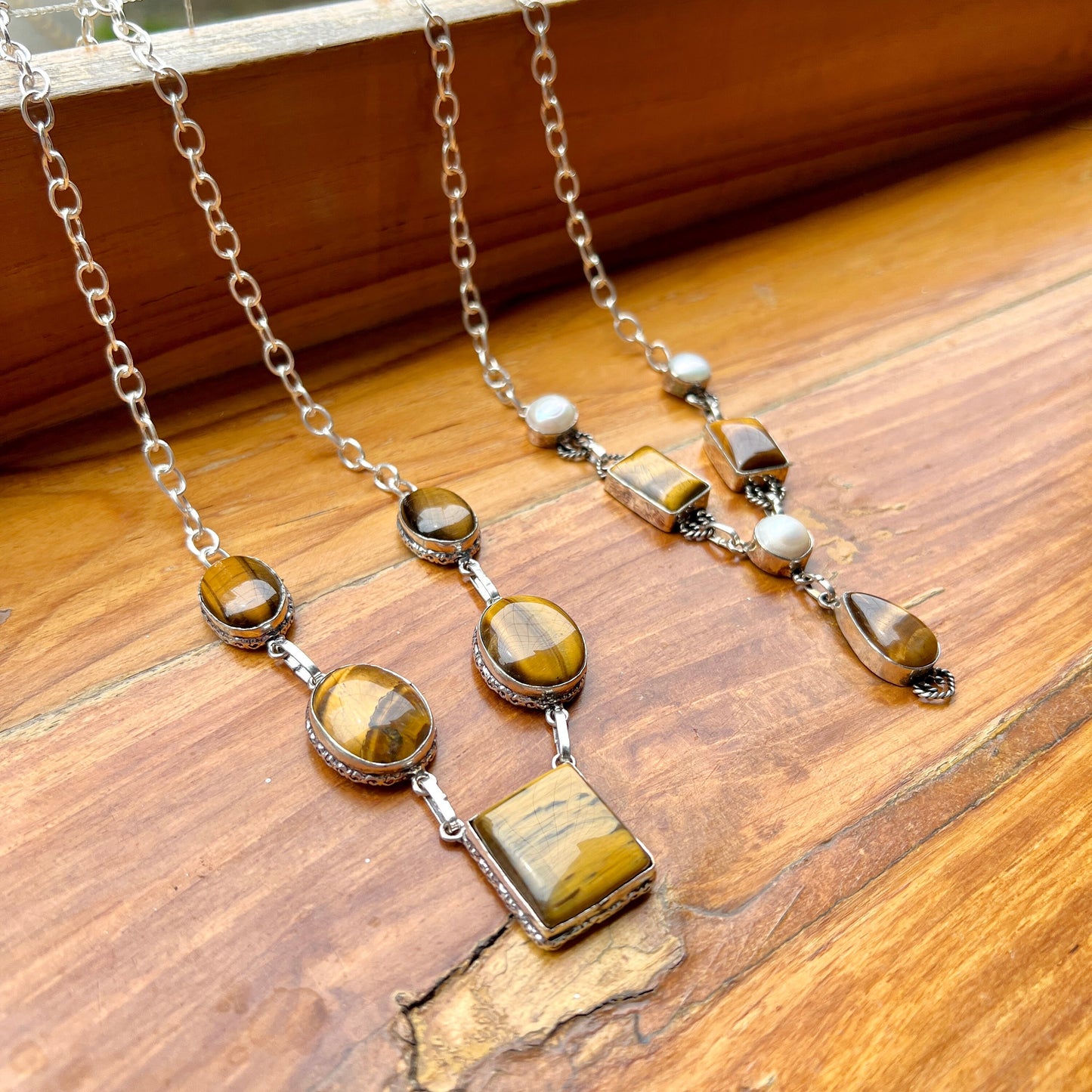 Tigers Eye Bib Necklace