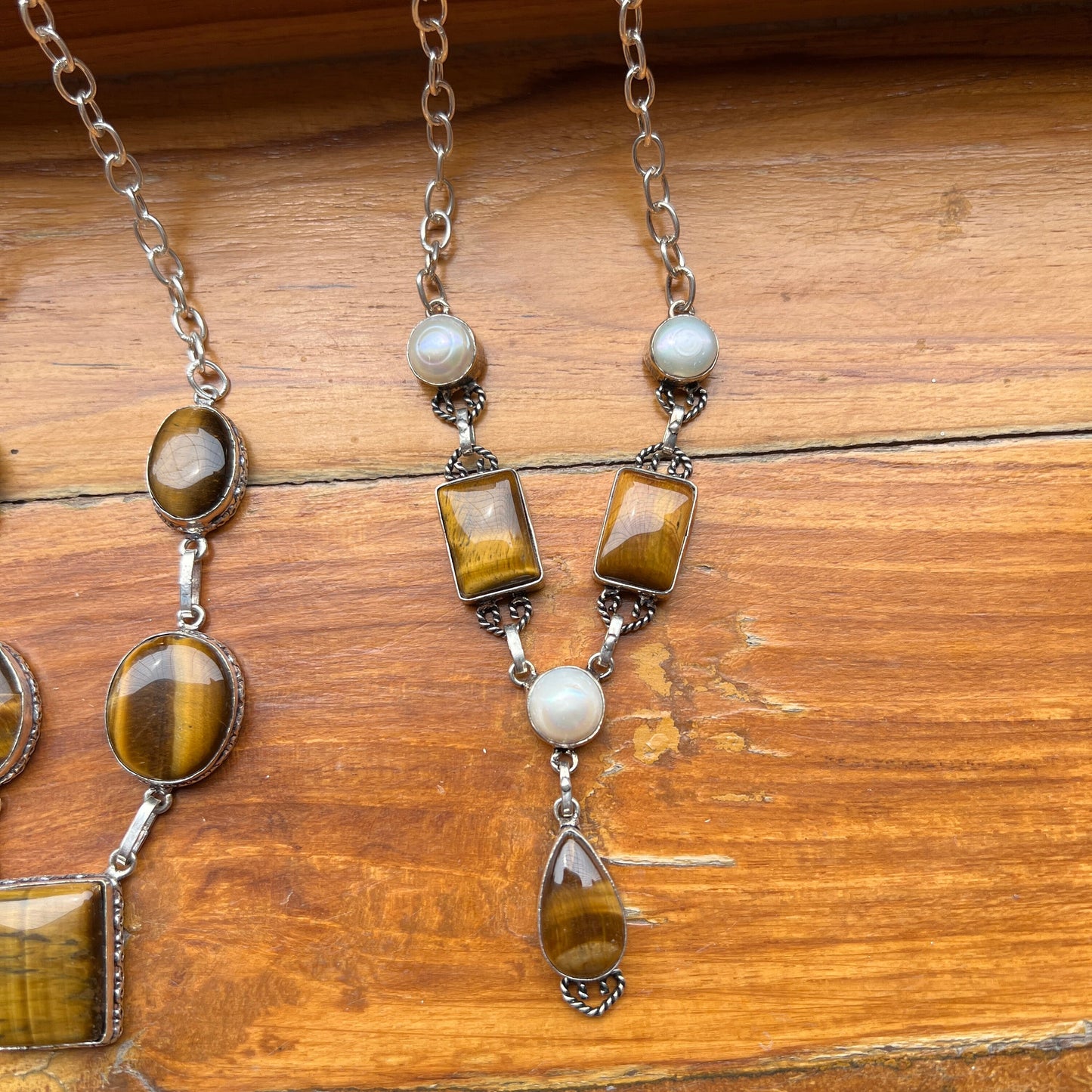 Tigers Eye Bib Necklace