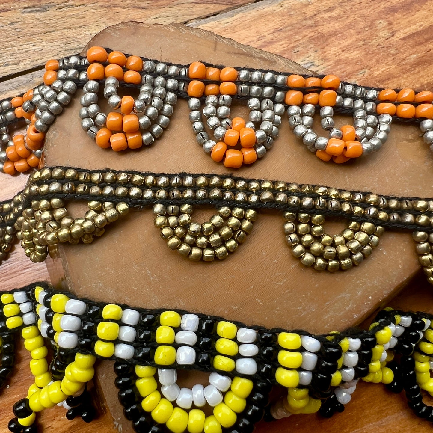 Bohemian Beaded Anklet Set