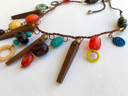 Colorful Chunky Boho Necklace