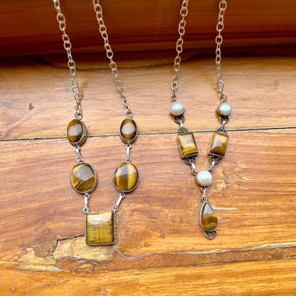 Tigers Eye Bib Necklace