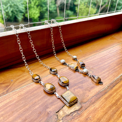 Tigers Eye Bib Necklace