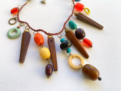 Colorful Chunky Boho Necklace