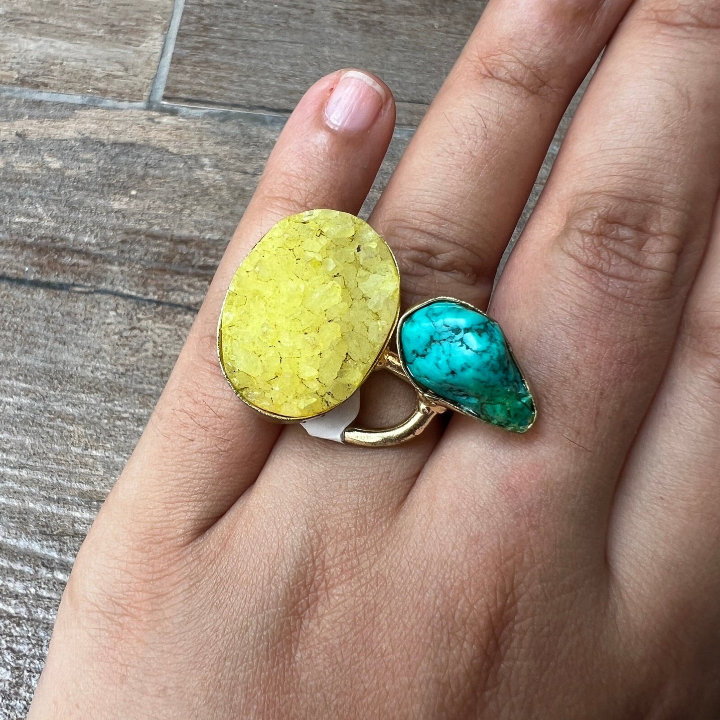 Druzy Agate Ring