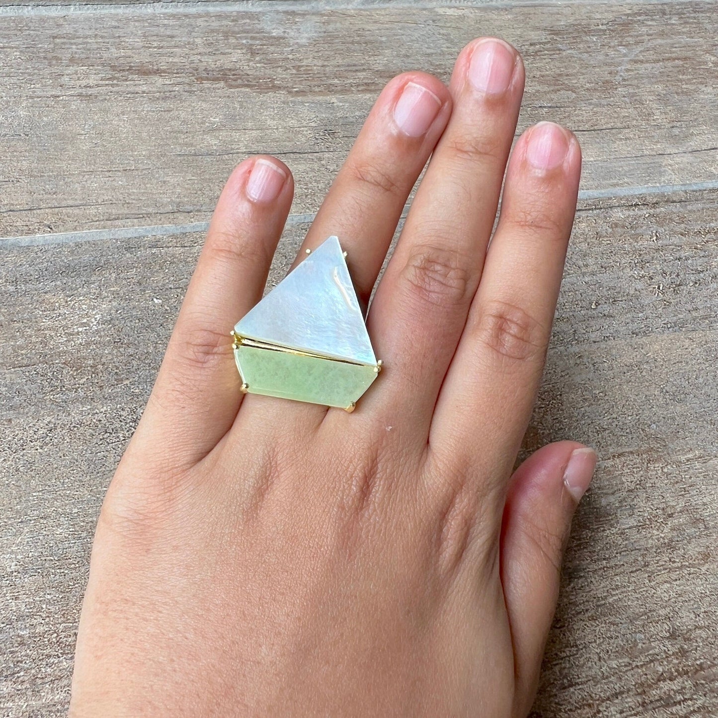 The Enache 2. Chunky Multi Stone Ring TheEnache