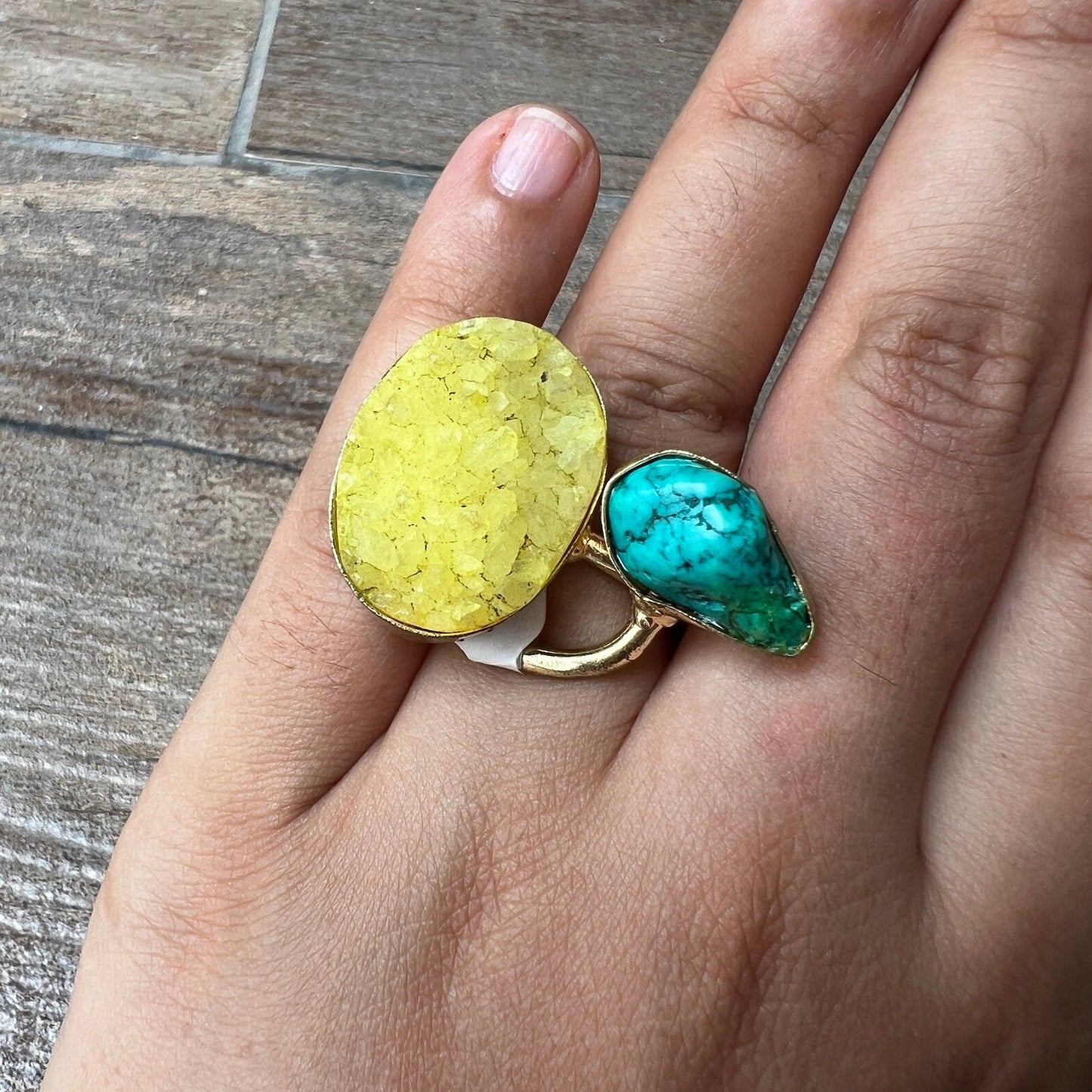 The Enache 2 Druzy Agate Ring TheEnache