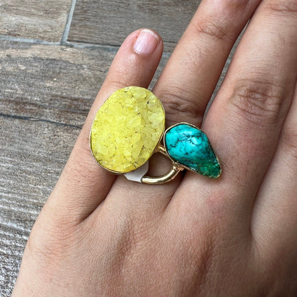 The Enache 2 Druzy Agate Ring TheEnache