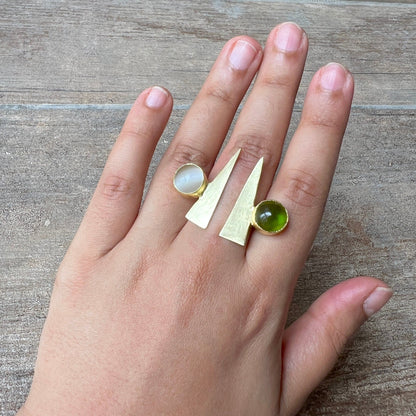 The Enache 3. Chunky Multi Stone Ring TheEnache