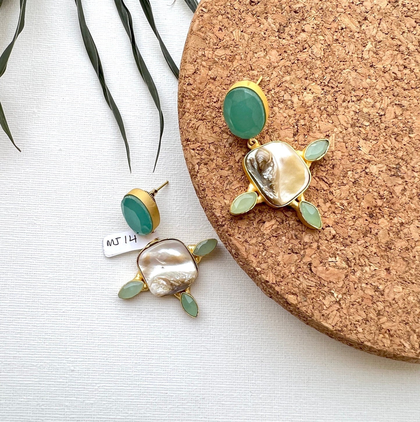 The Enache Baroque Pearl Dangle Earrings TheEnache