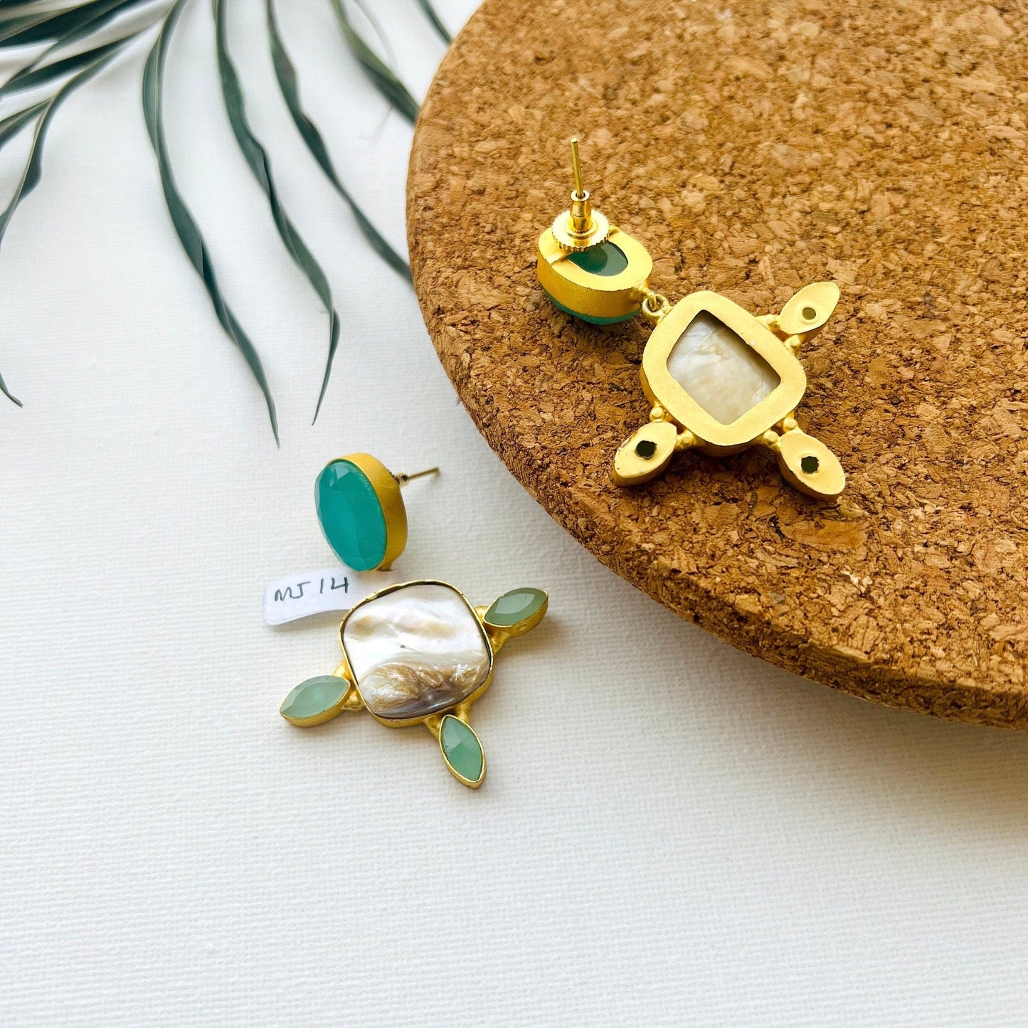 The Enache Baroque Pearl Dangle Earrings TheEnache