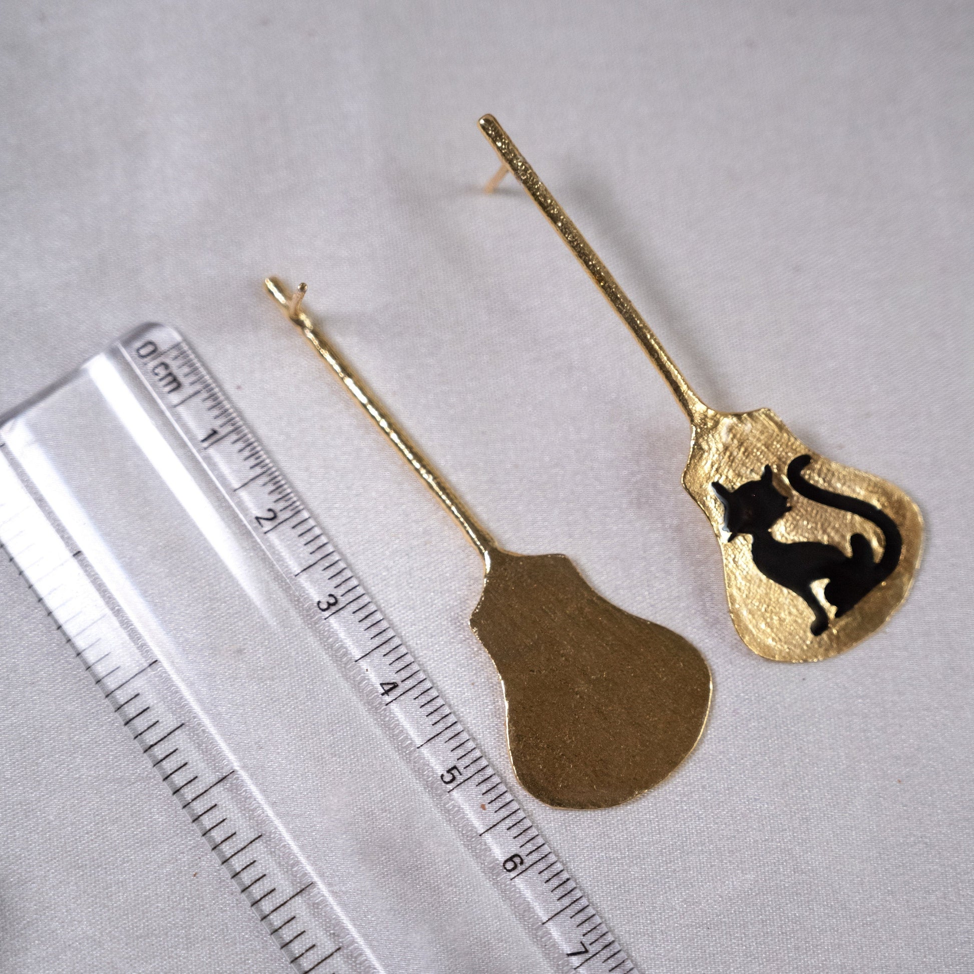 The Enache Black Cat Boho Earrings TheEnache