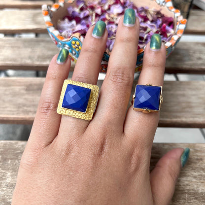 The Enache Blue Lapis Gold Ring TheEnache