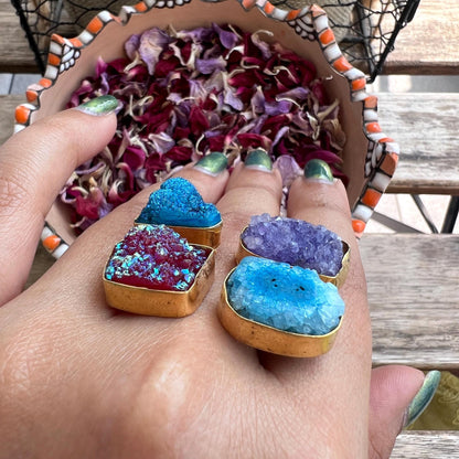 The Enache Blue Multi Stone Ring TheEnache