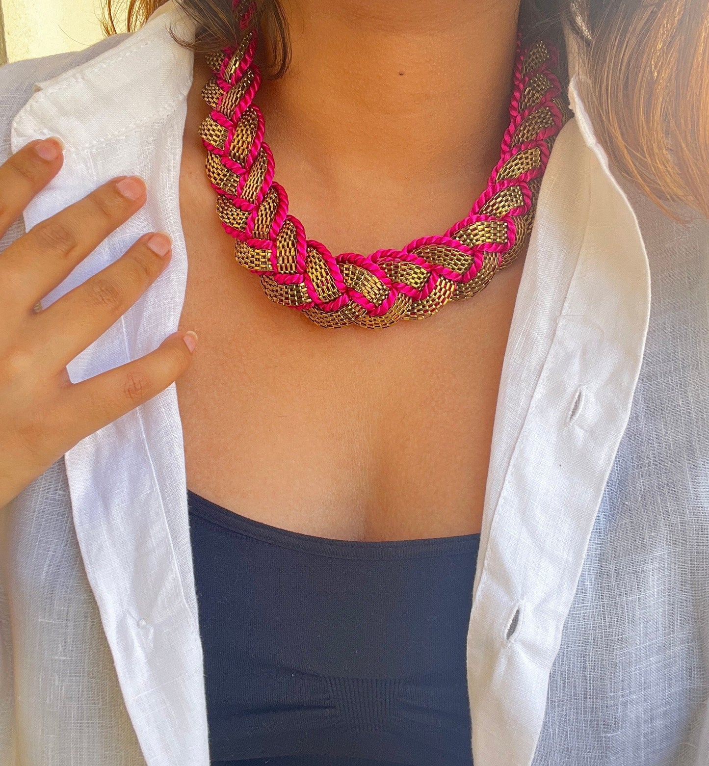 The Enache Bohemian Braided Necklace TheEnache