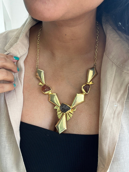 The Enache Brown Smoky Quartz Necklace TheEnache