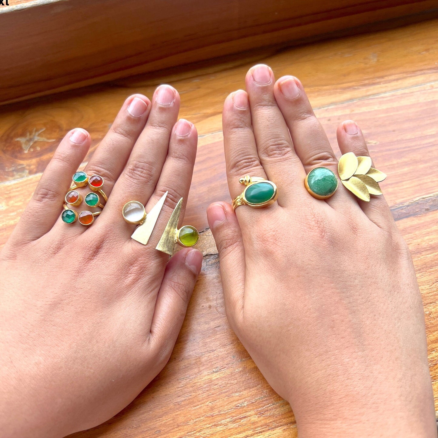 The Enache Chunky Multi Stone Ring TheEnache