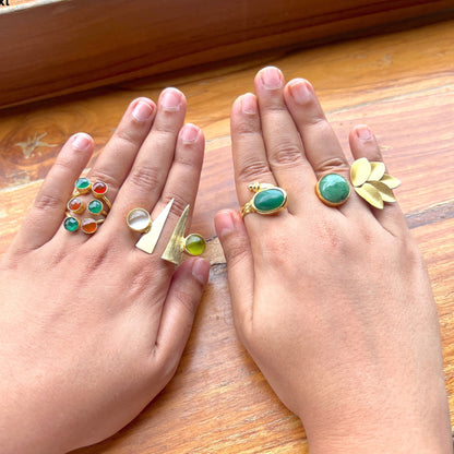 The Enache Chunky Multi Stone Ring TheEnache