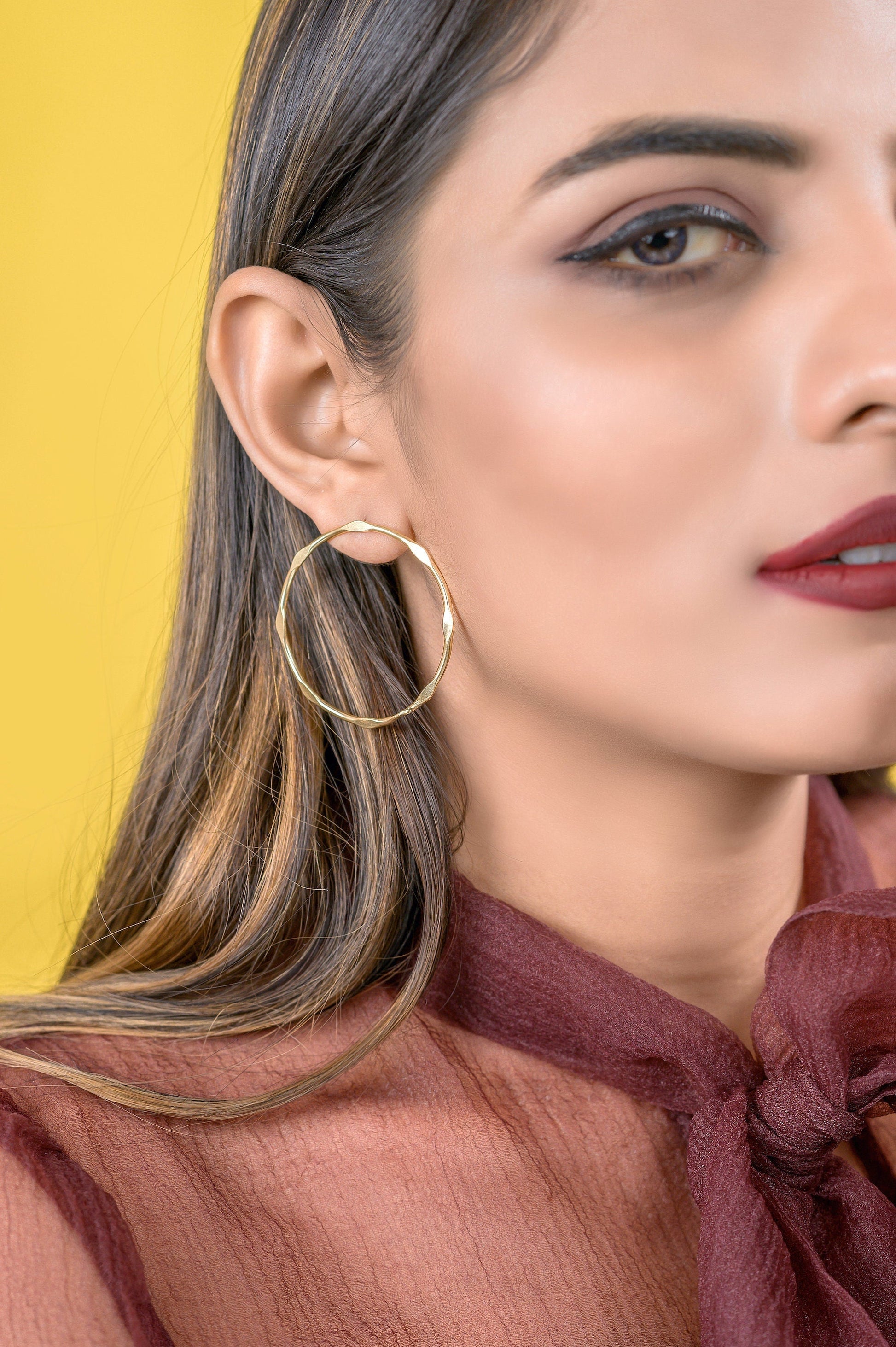 The Enache Custom Metal Hoop Earrings TheEnache
