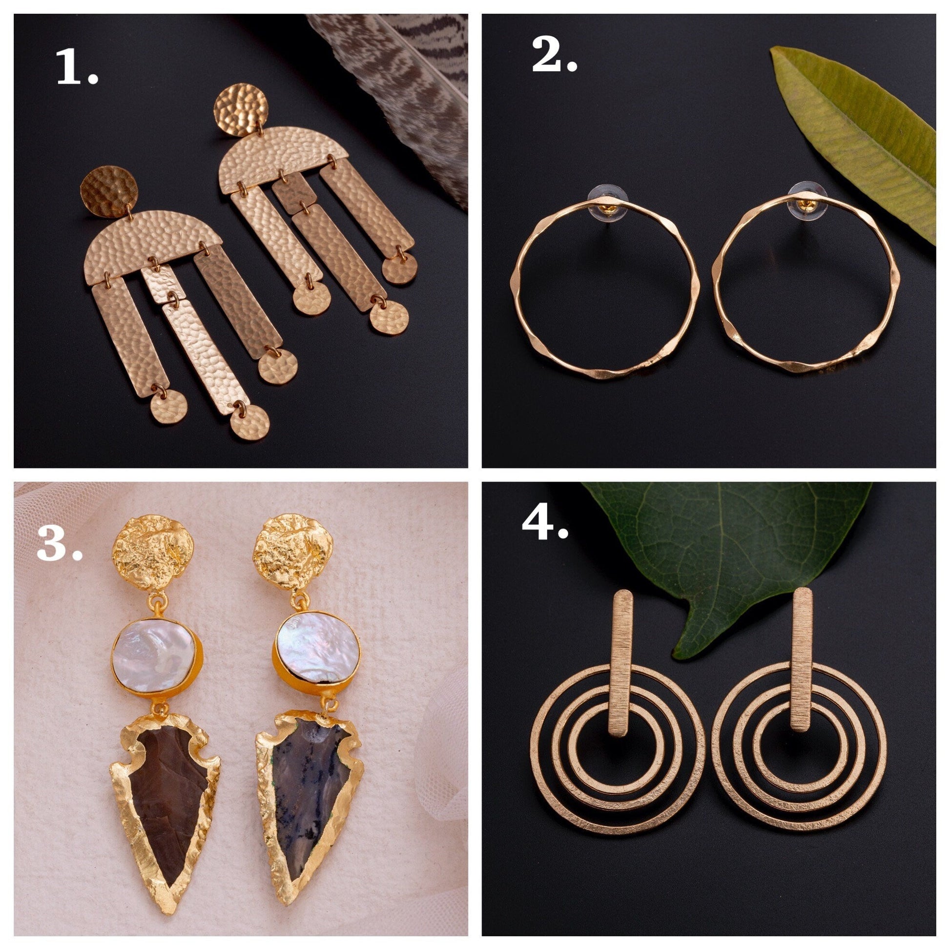 The Enache Custom Metal Hoop Earrings TheEnache