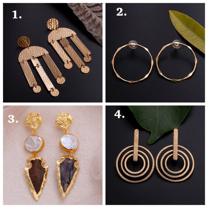 The Enache Custom Metal Hoop Earrings TheEnache