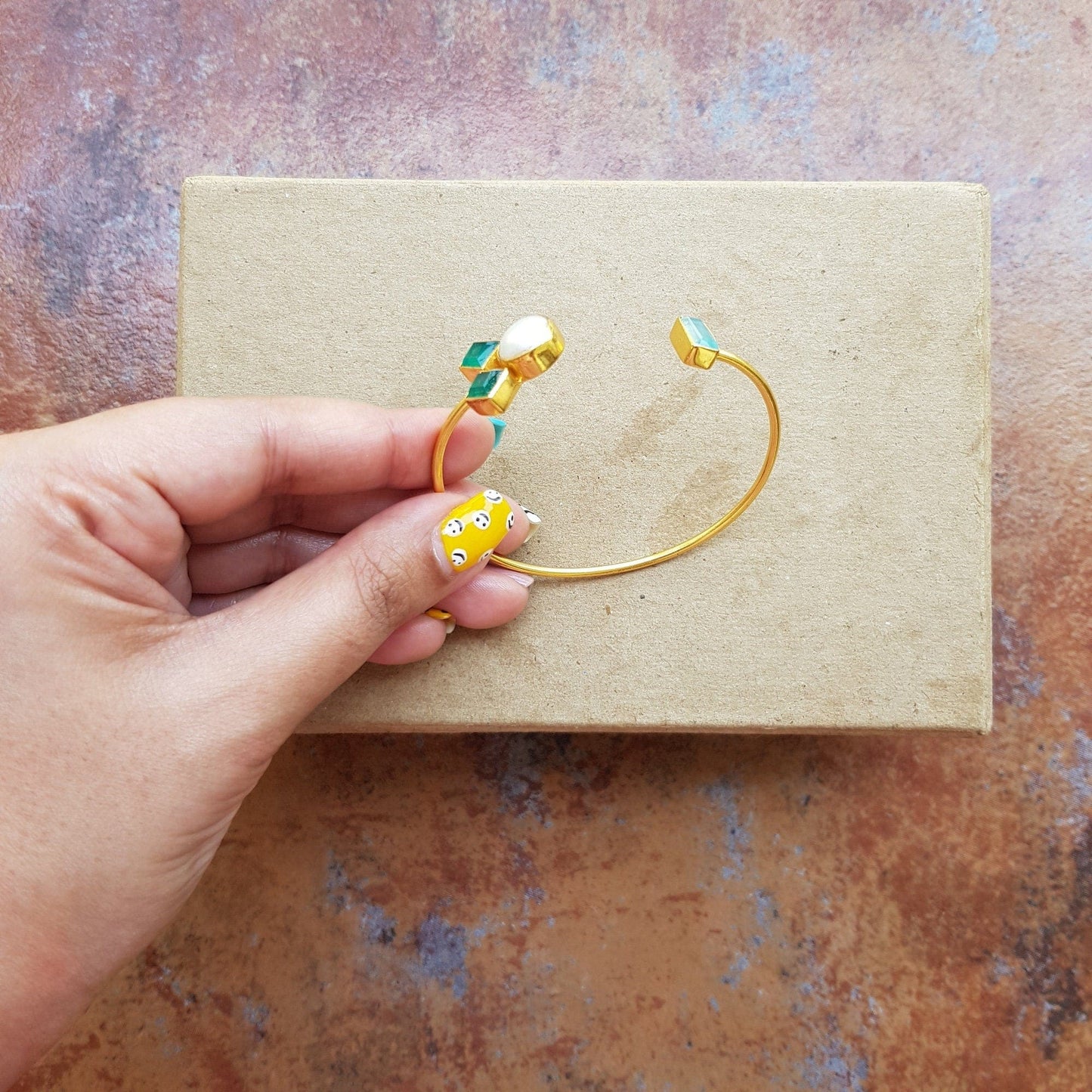 The Enache Dainty Gemstone Stack Bracelet TheEnache