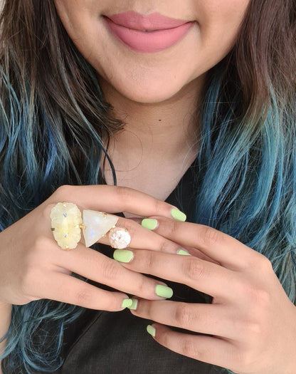The Enache Druzy Agate Ring TheEnache