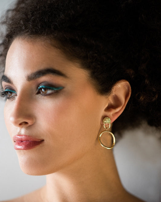 The Enache Fun Lock Dangle Earrings TheEnache