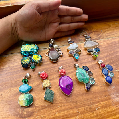 The Enache Gemstone Pendant Necklace TheEnache