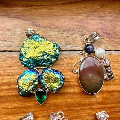 The Enache Gemstone Pendant Necklace TheEnache