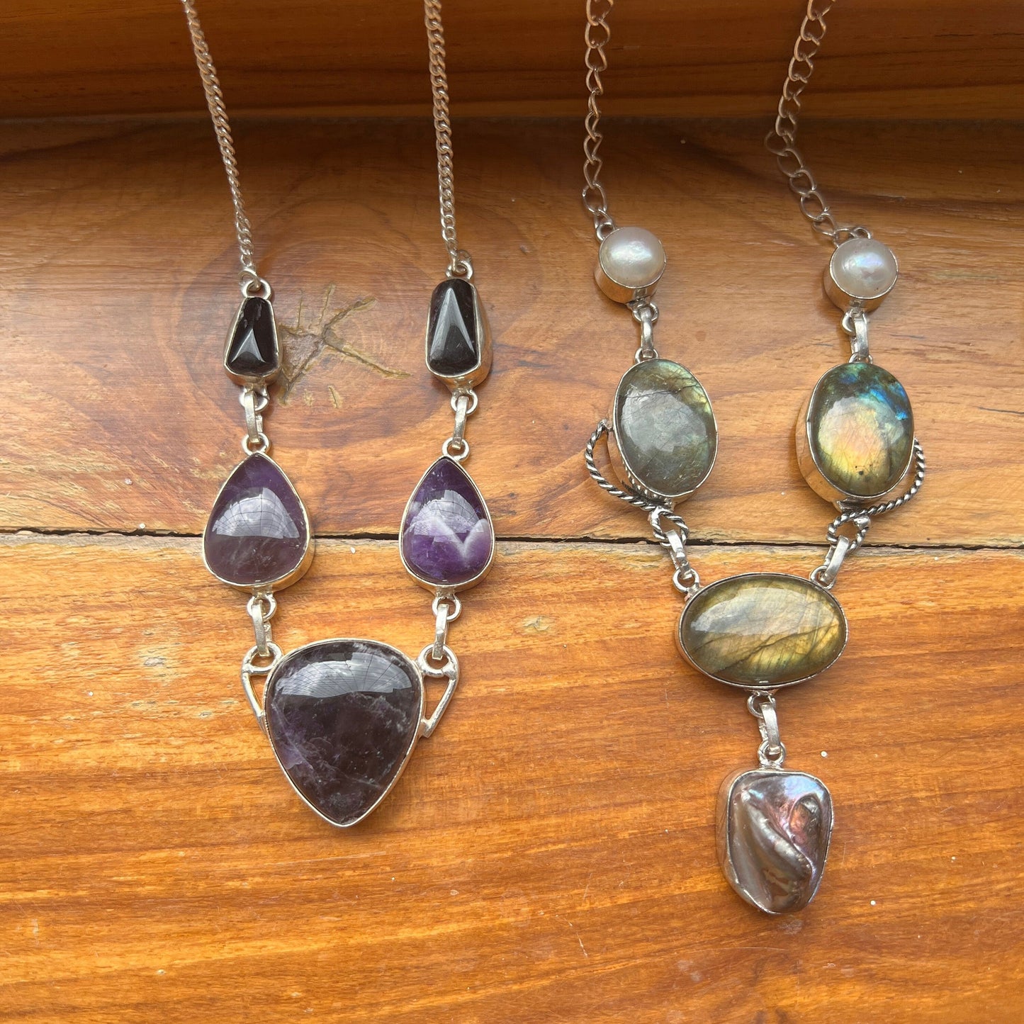 The Enache Multi Gemstone Bib Necklace TheEnache