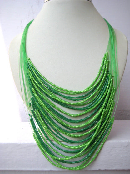 The Enache Neon Beaded Necklace TheEnache